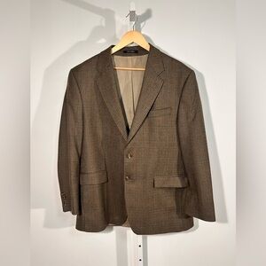 CHAPS Lambswool Canada Ralph Lauren Glen Plaid Wool Blazer – Heritage Ivy 44R